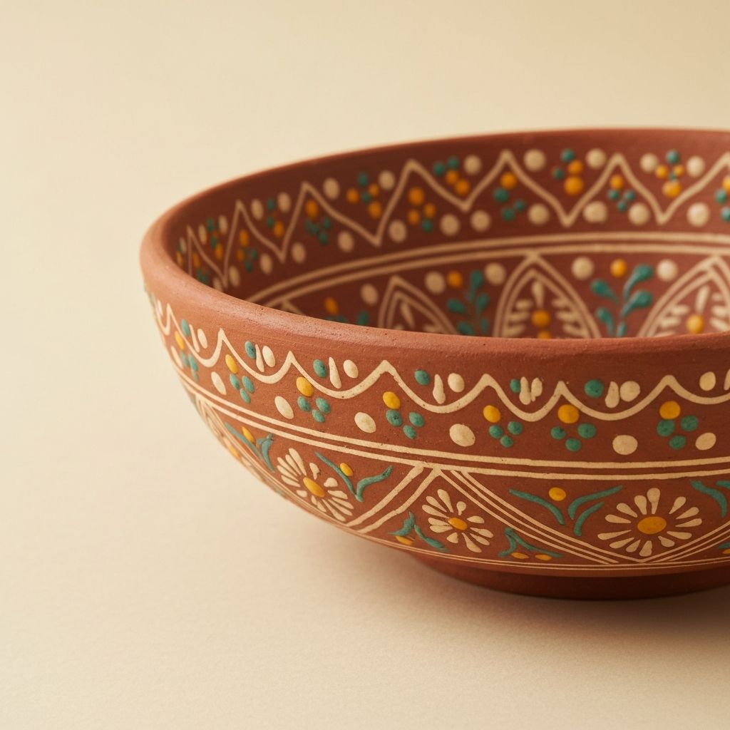 Terracotta Pottery Bowl